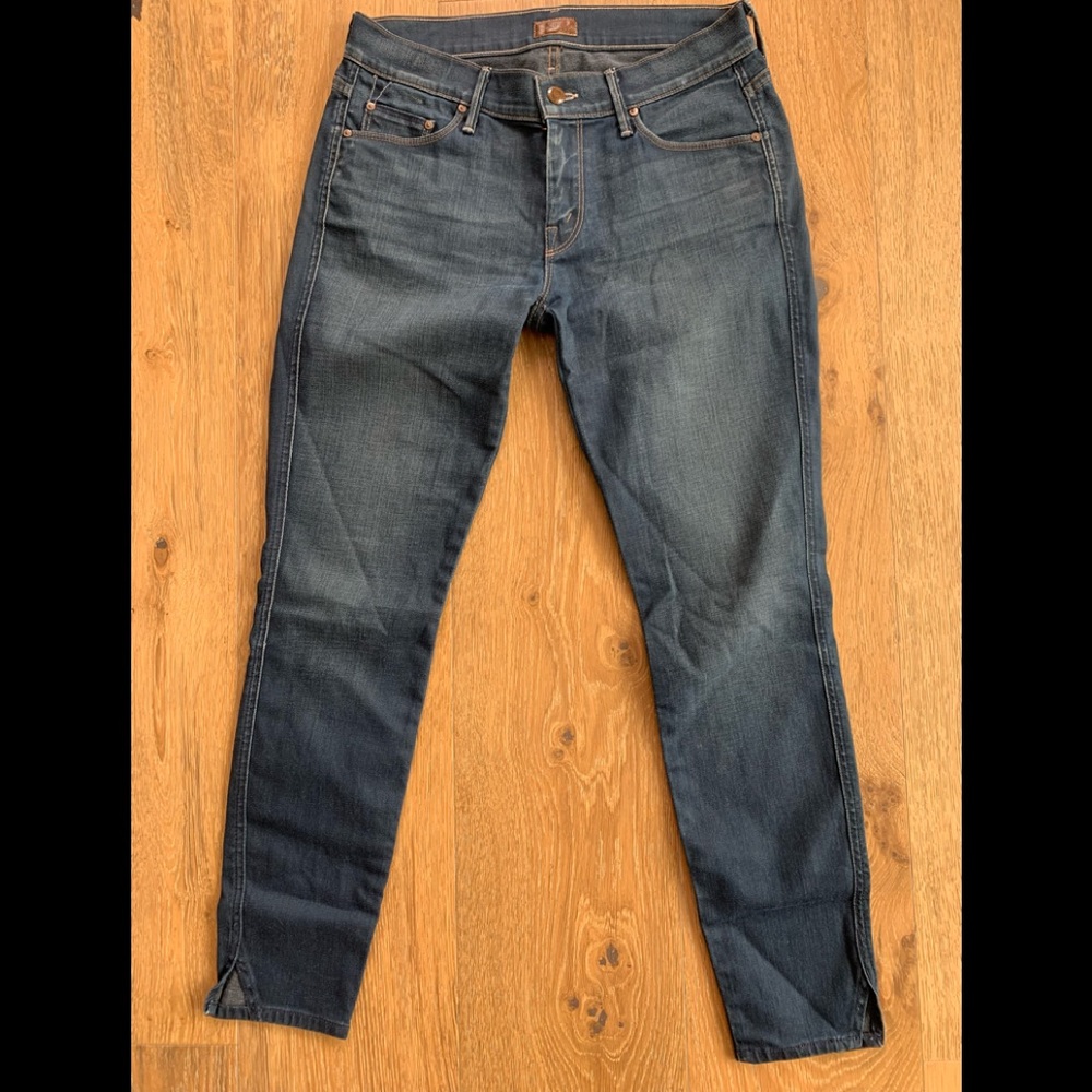 MOTHER THE VAMP CROPPED ANKLE JEANS